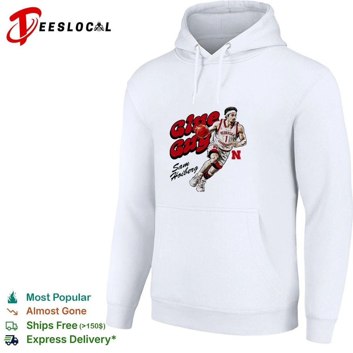 Sam Hoiberg Glue Guy Nebraska Cornhuskers Unisex