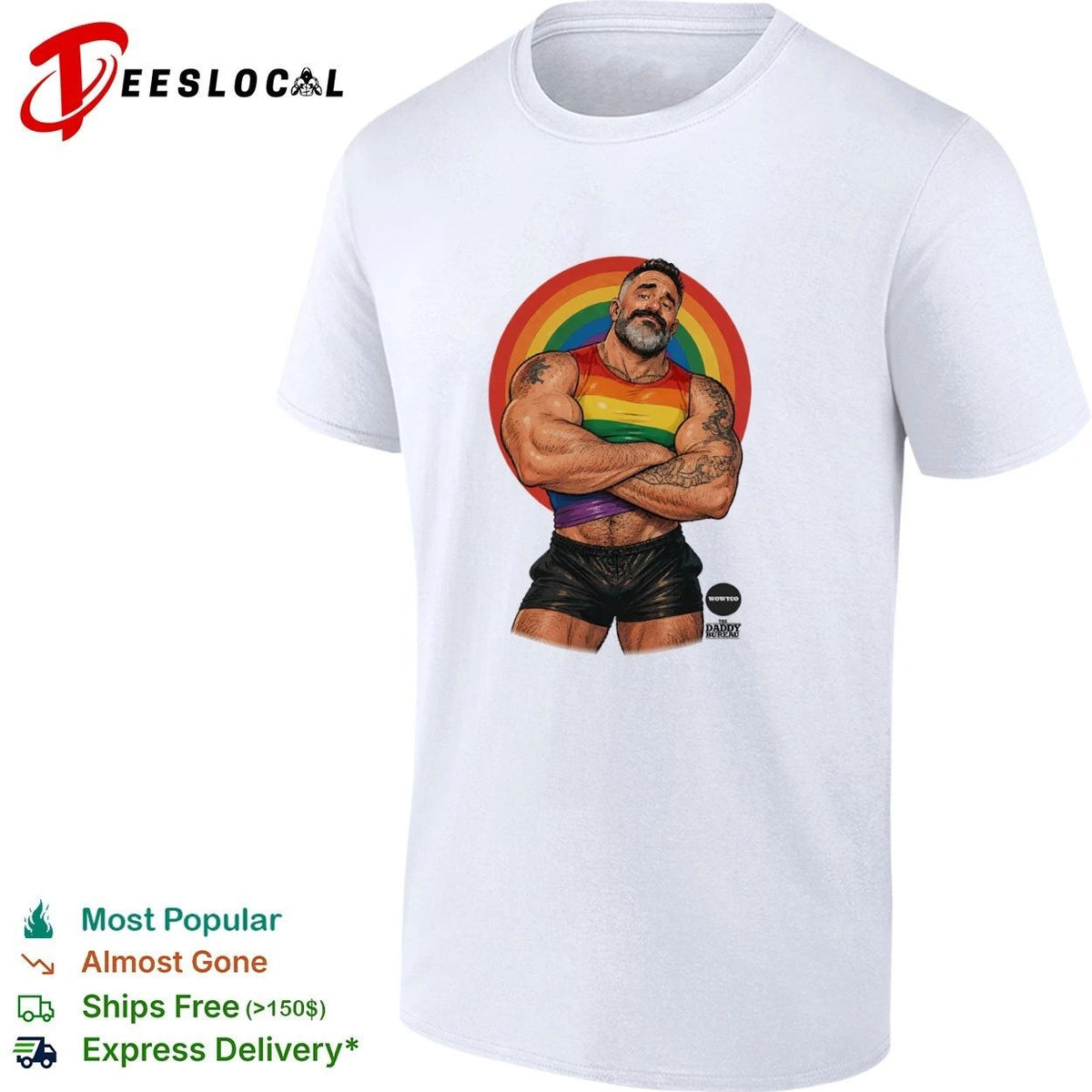 The Daddy Bureau Wowyco Rainbow Gay Pride Unisex