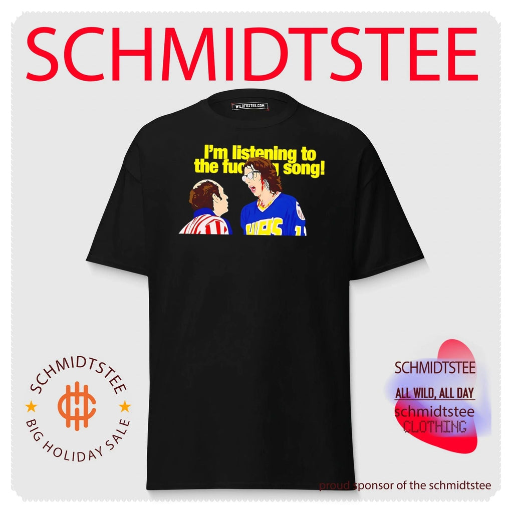 Hanson Brothers National Anthem I’m listening to the fucking song meme shirt Unisex