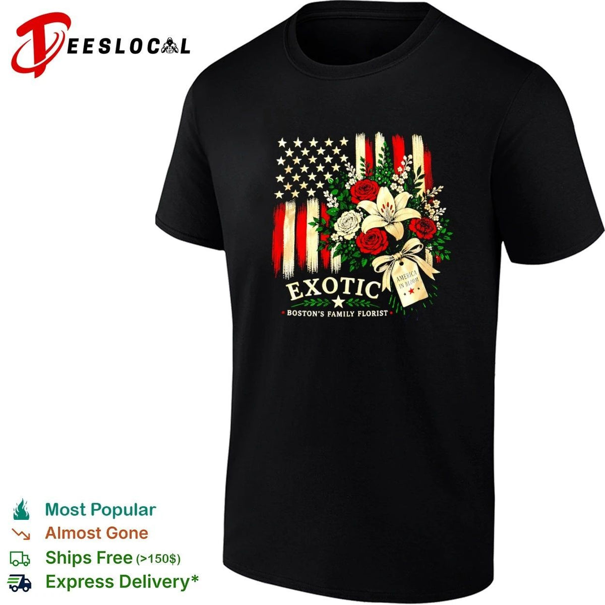 Exotic Boston’s Family Florist America in Bloom Unisex