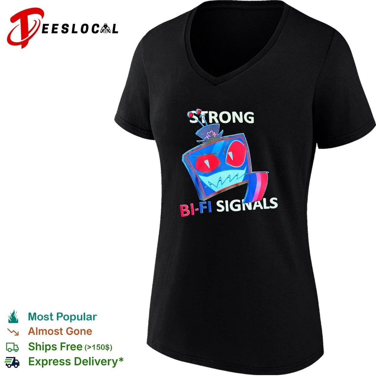 Strong Bi-Fi Signals bisexual pride lgbtq Unisex