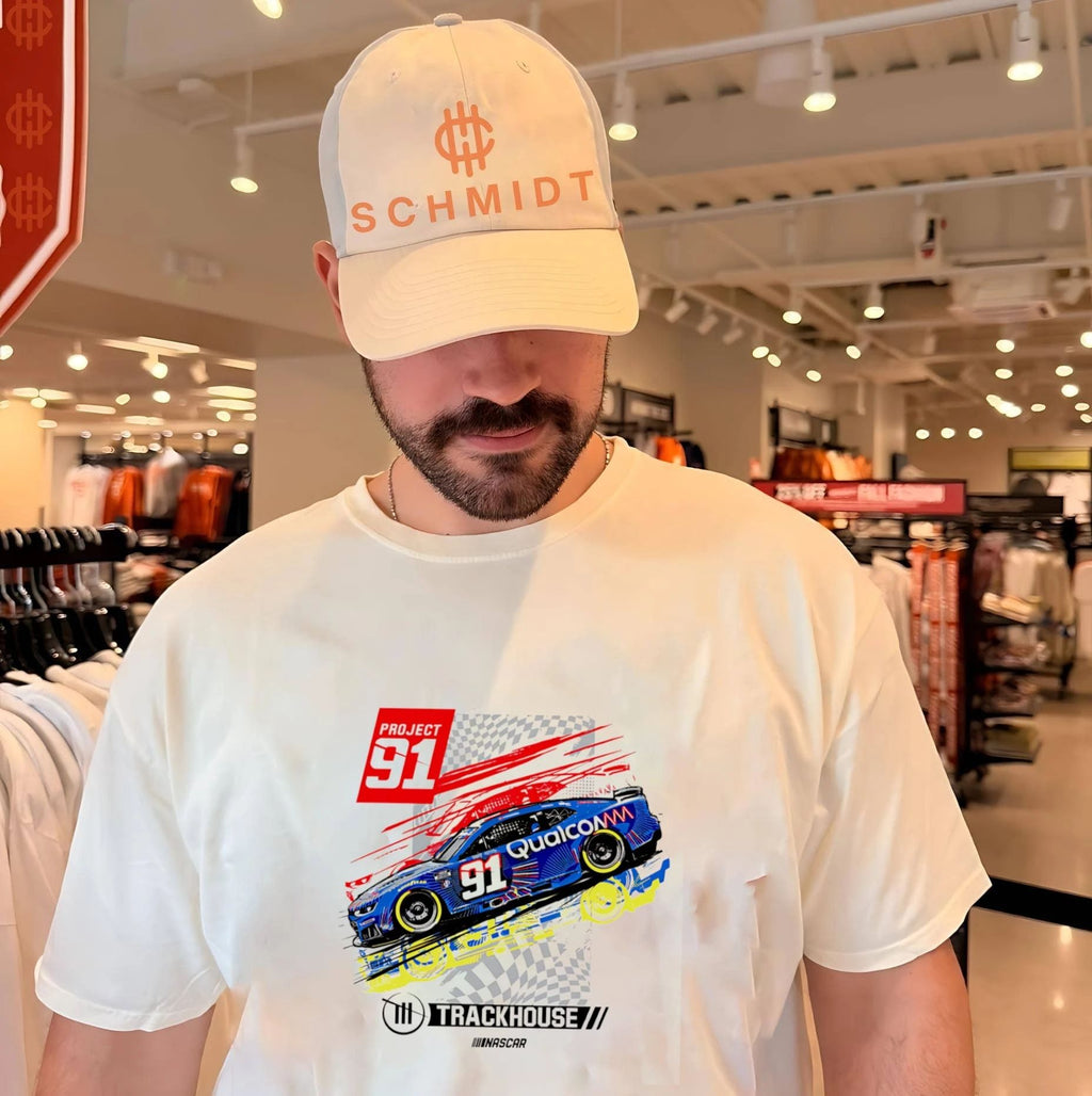 Kevin Magnussen Project 91 Trackhouse Racing Qualcomm NASCAR shirt Unisex