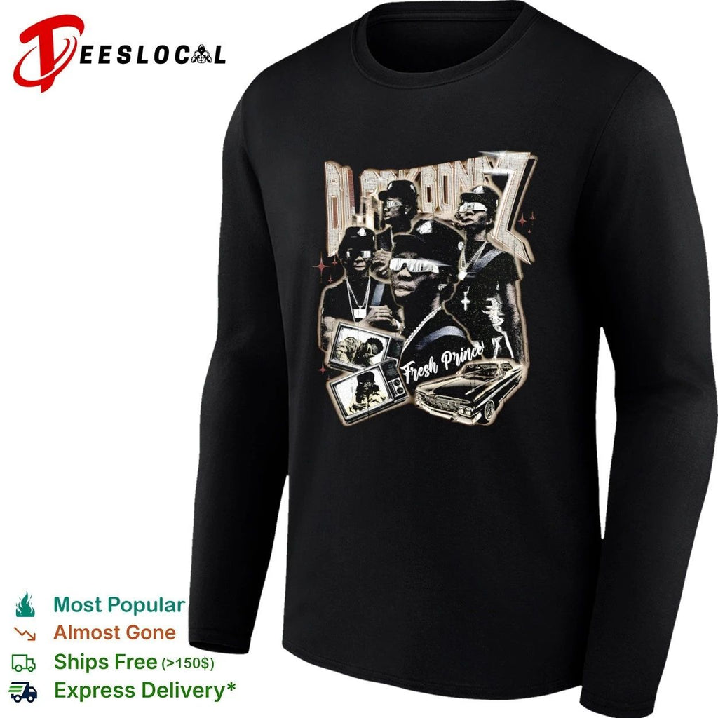 Black Bonez Fresh Prince hip hop rap streetwear Unisex