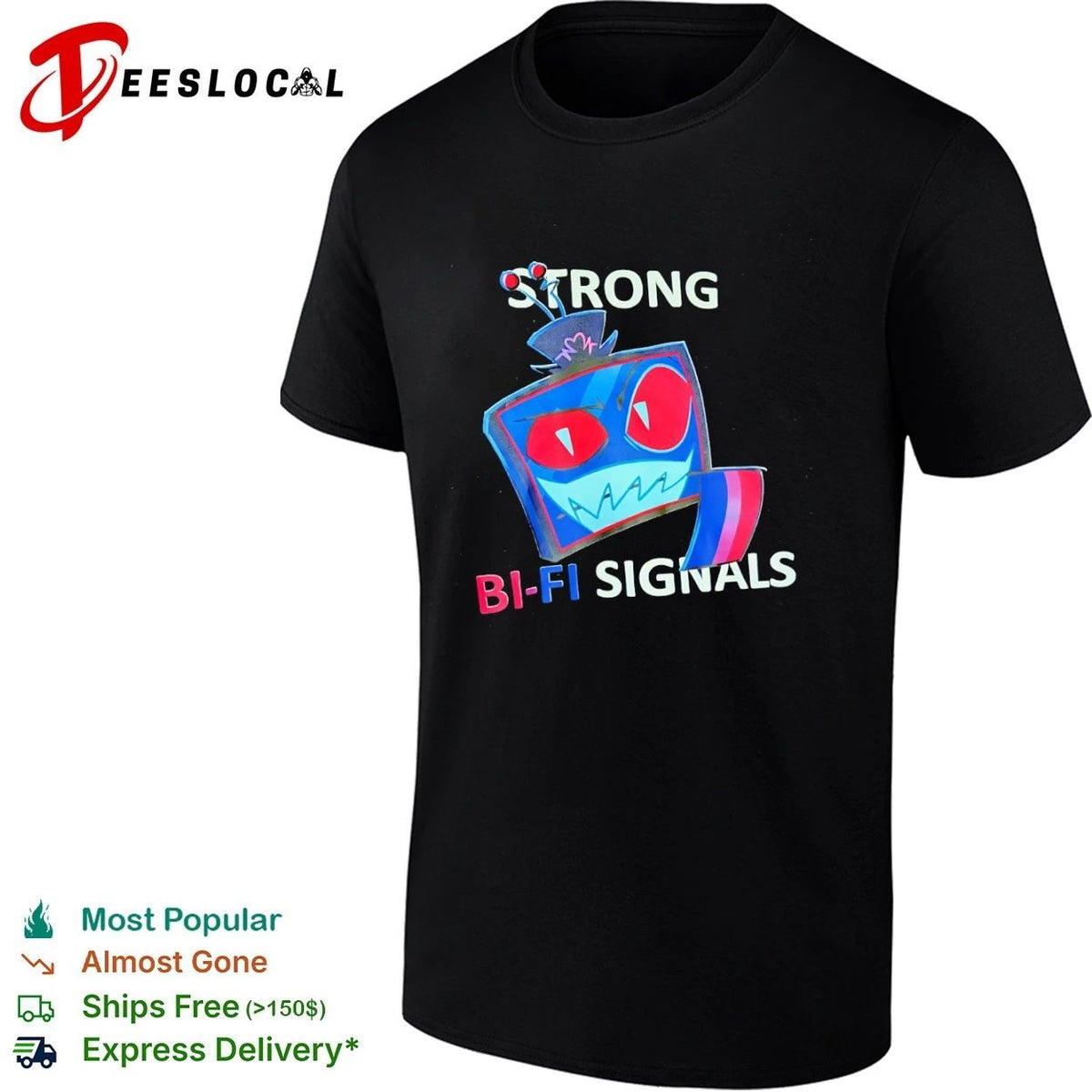 Strong Bi-Fi Signals bisexual pride lgbtq Unisex