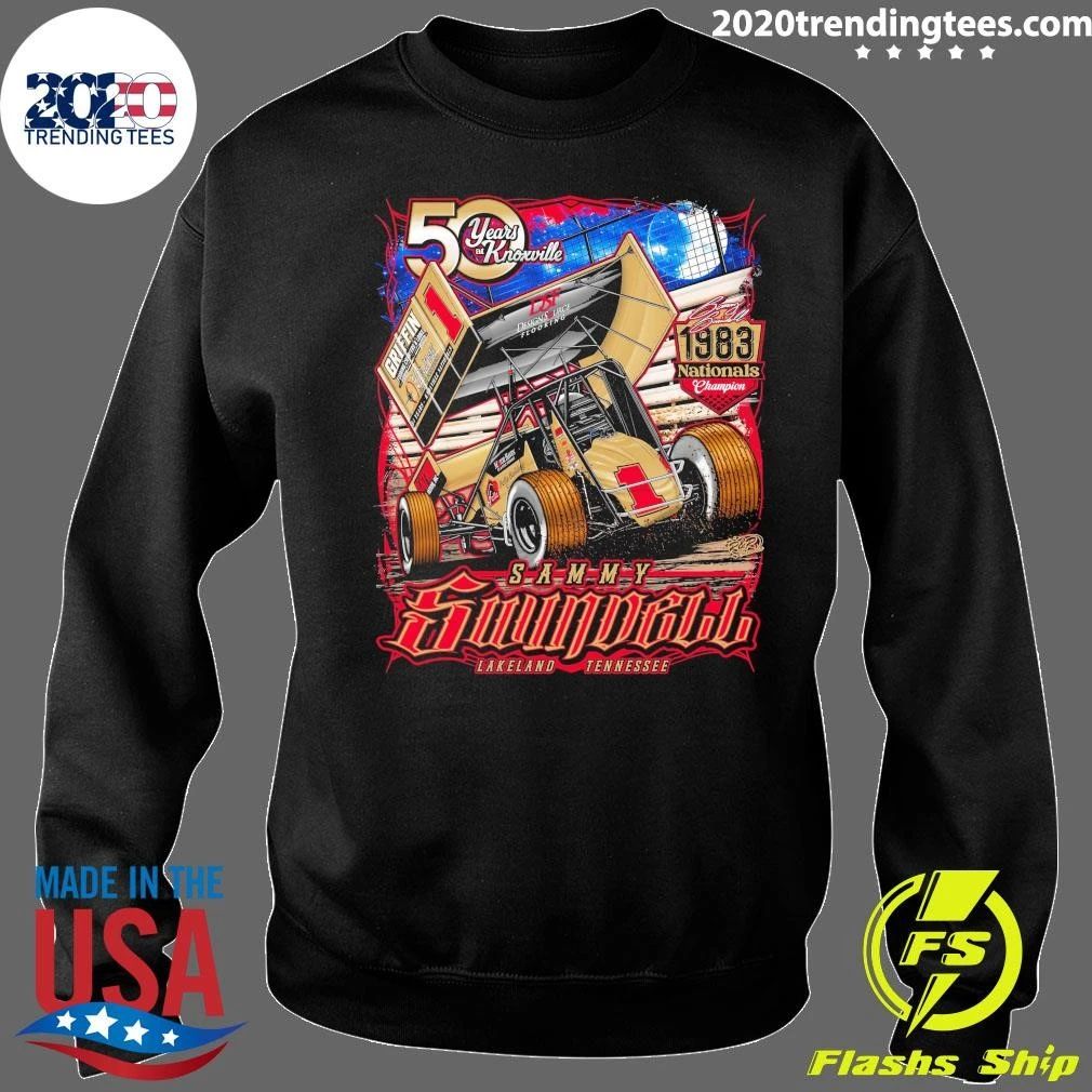 50 Years At Knoxville Sammy Swindell 1983 Nationals Champion Tee Shirt