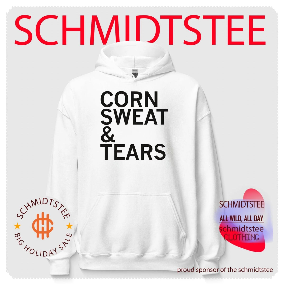 The Midwest Was Built With Corn Sweat & Tears shirt Unisex