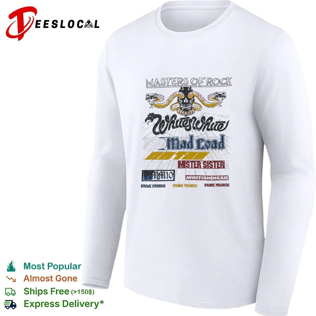 Masters of Rock Whitesnake Mad Load Mister Sister Whitish Head Paris France Unisex