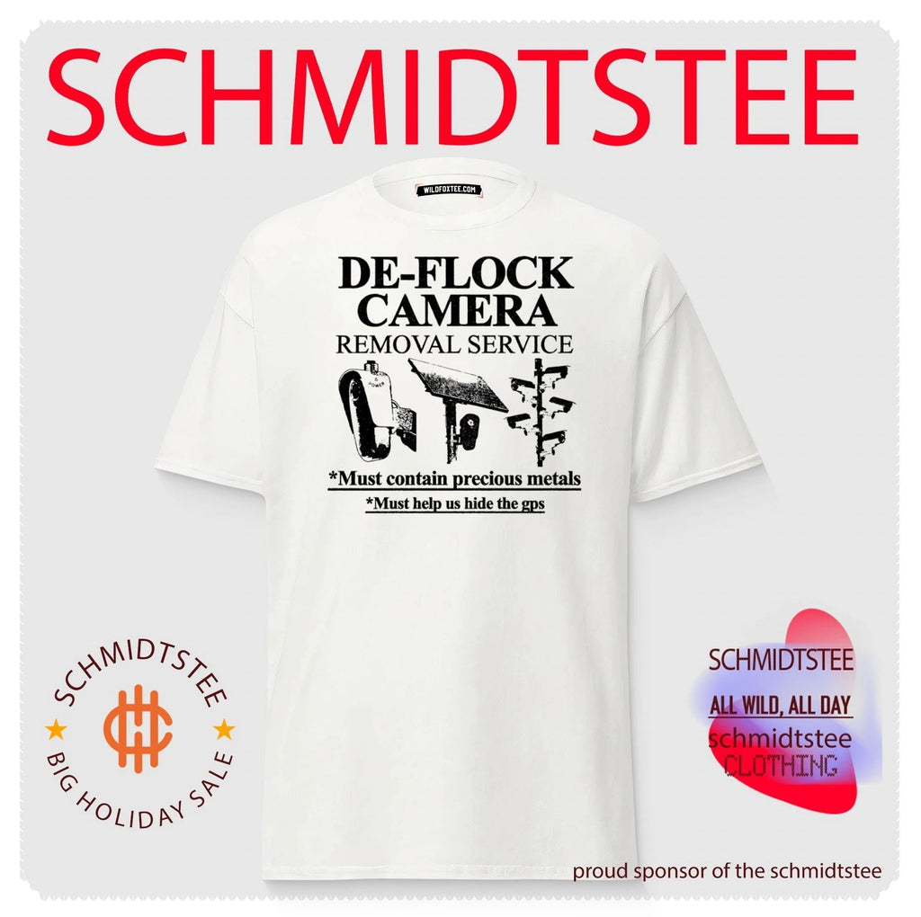 De-Flock Camera Removal Service surveillance shirt Unisex