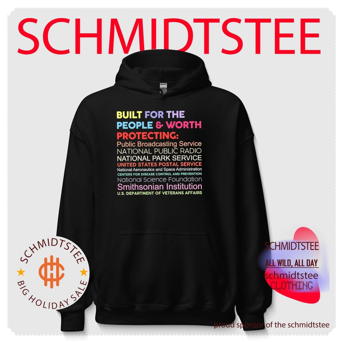 Built for the people and worth protecting public broadcasting service shirt Unisex