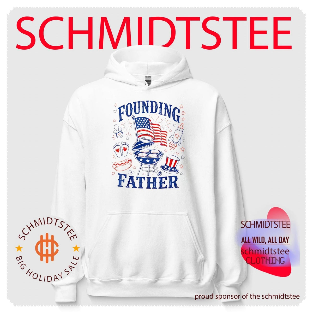 Founding Father 4th Of July 1776 2026 shirt Unisex