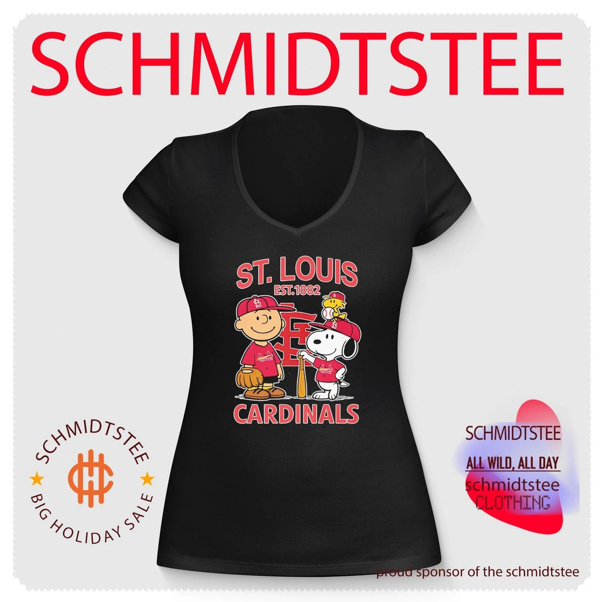 Peanuts x St. Louis Cardinals Baseball est 1882 shirt Unisex