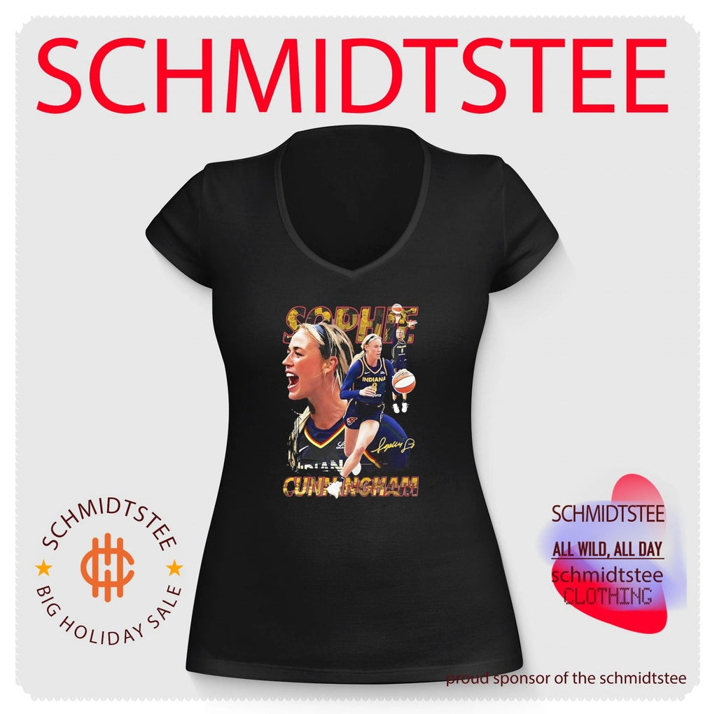 Indiana Fever Sophie Cunningham portrait signature vintage shirt Unisex