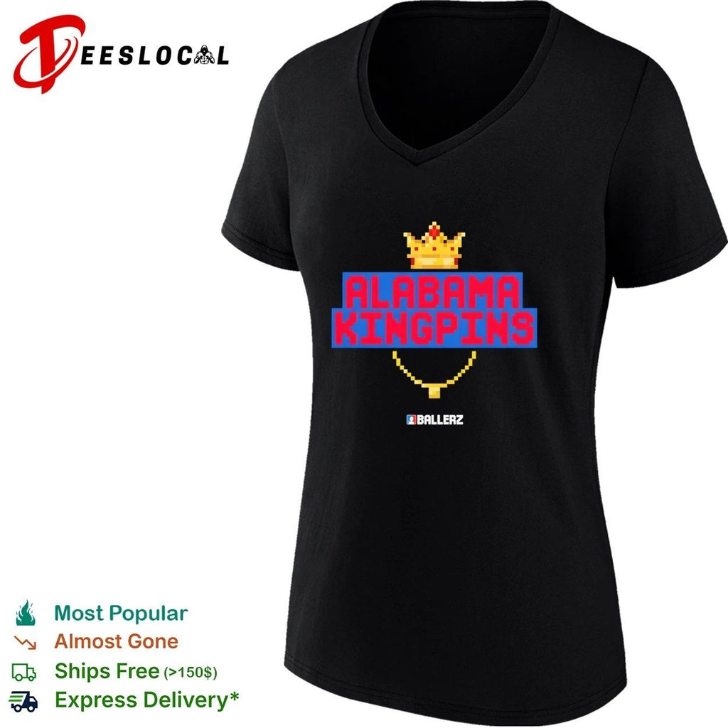 Alabama Kingpins Ballerz Pixel Art Crown Unisex