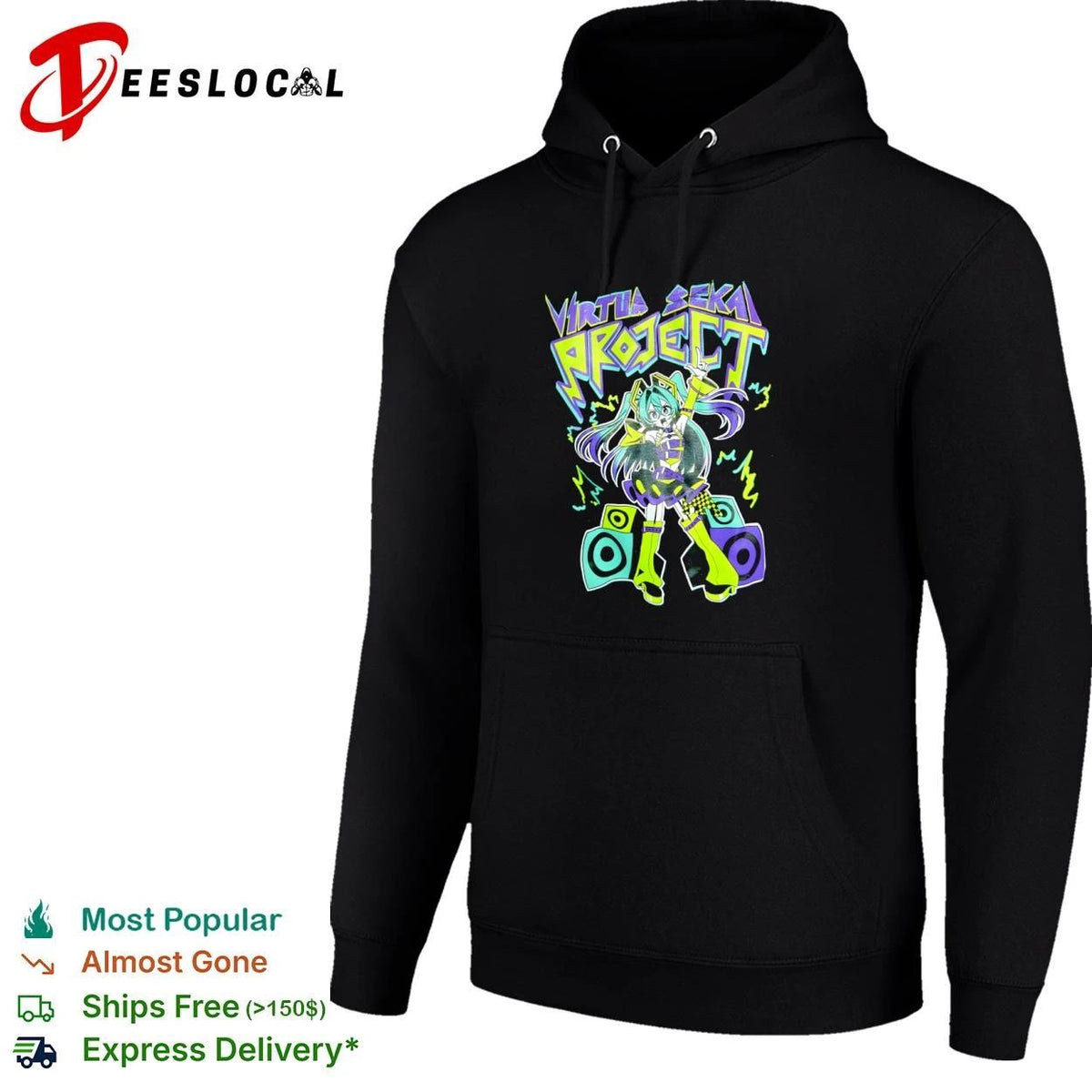 Virtua Sekai Project Hatsune Miku Vocaloid Unisex