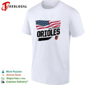 Baltimore Orioles Waving Flag Baltimore Orioles Unisex