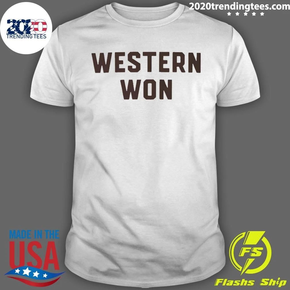 Western Won Wmu Vs Michigan Shirt
