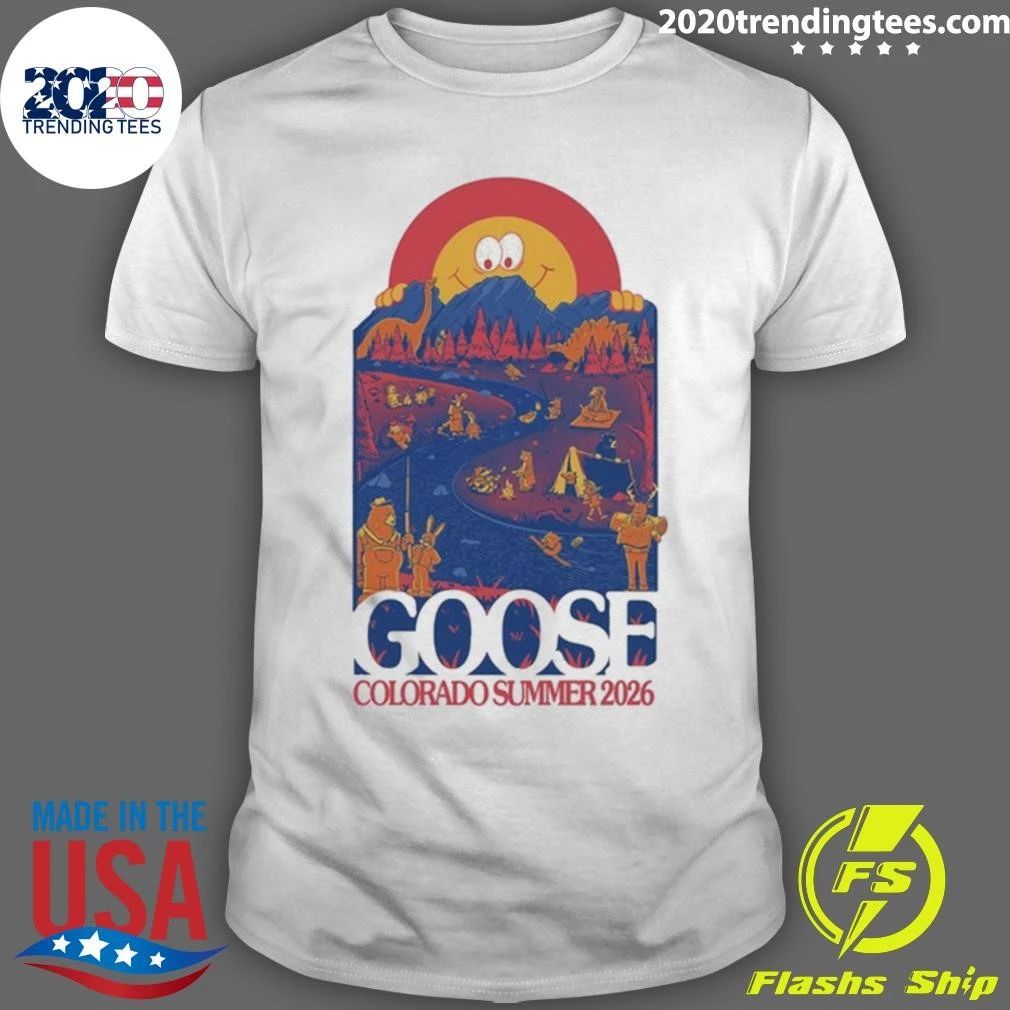 Goose Colorado Tour Summer 2026 Tee Shirt