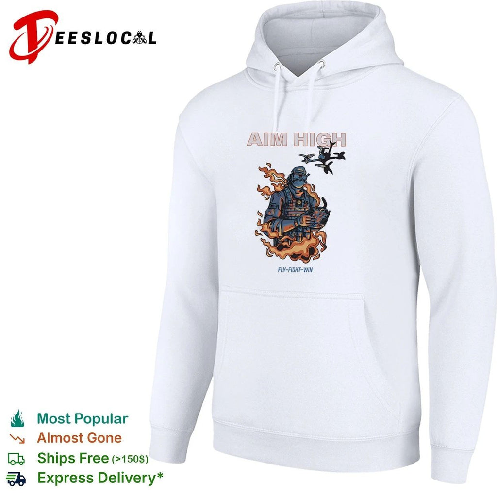 Aim High Fly-Fight-Win Drone Pilot fpv Unisex