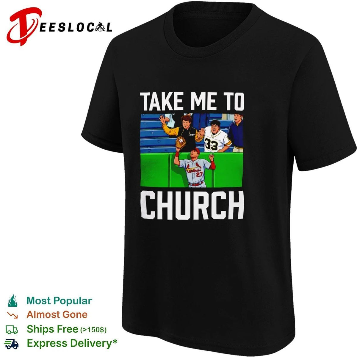 Take Me to Church St Louis Cardinals Baseball Unisex