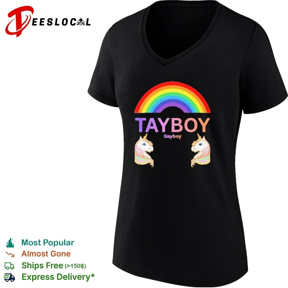 Tayboy Gayboy Unicorn Rainbow lgbtq gay pride Unisex