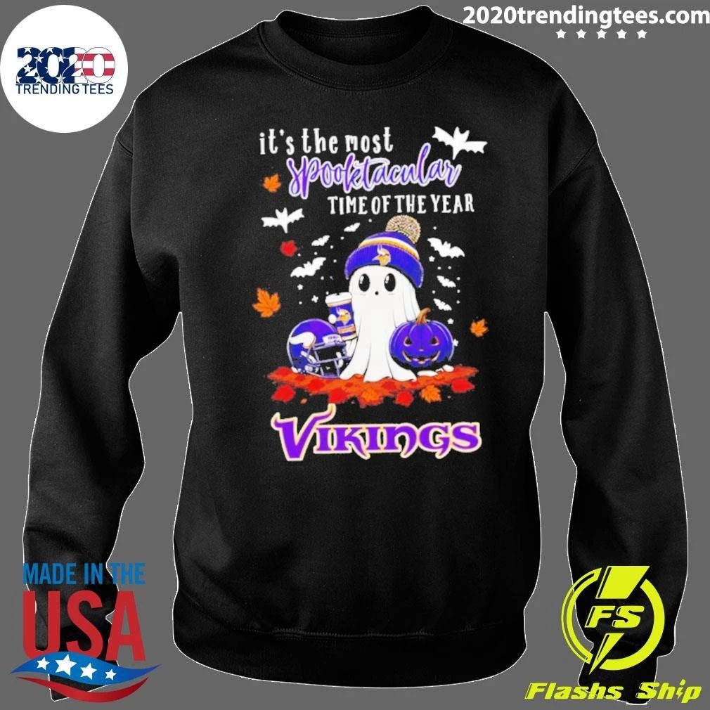 Ghost Halloween 2026 Minnesota Vikings It’s The Most Spooktacular Time Of The Year Shirt