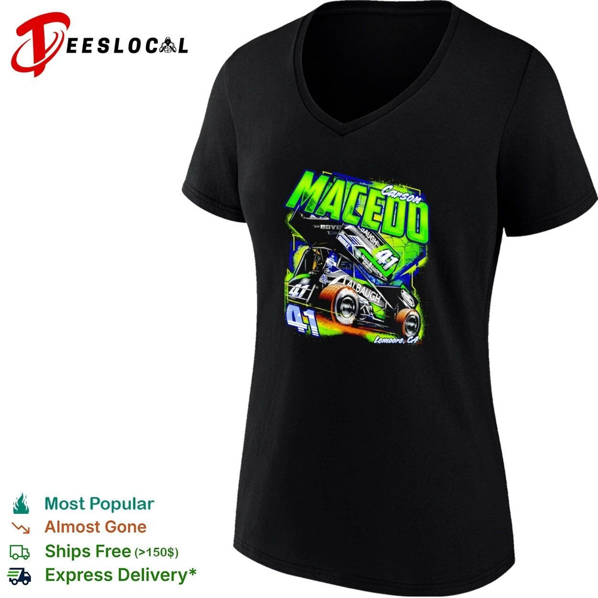 Carson Macedo 41 Albaugh Sprint Car Lemoore CA Unisex