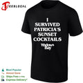 I Survived Patricia’s Sunset Cocktails Widow’s Bay Unisex