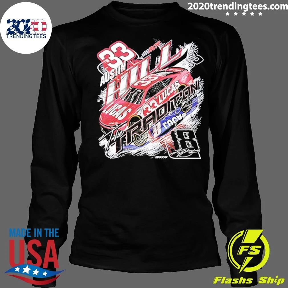 Austin Hill 33 Classic Ink Lucas Oil Car Shirt