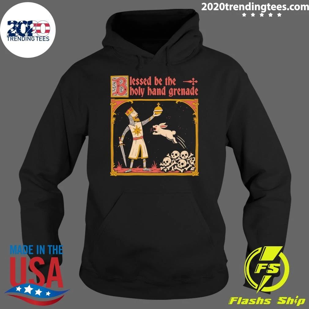 Monty Python and the Holy Grail Blessed be the Holy Hand Grenade Shirt