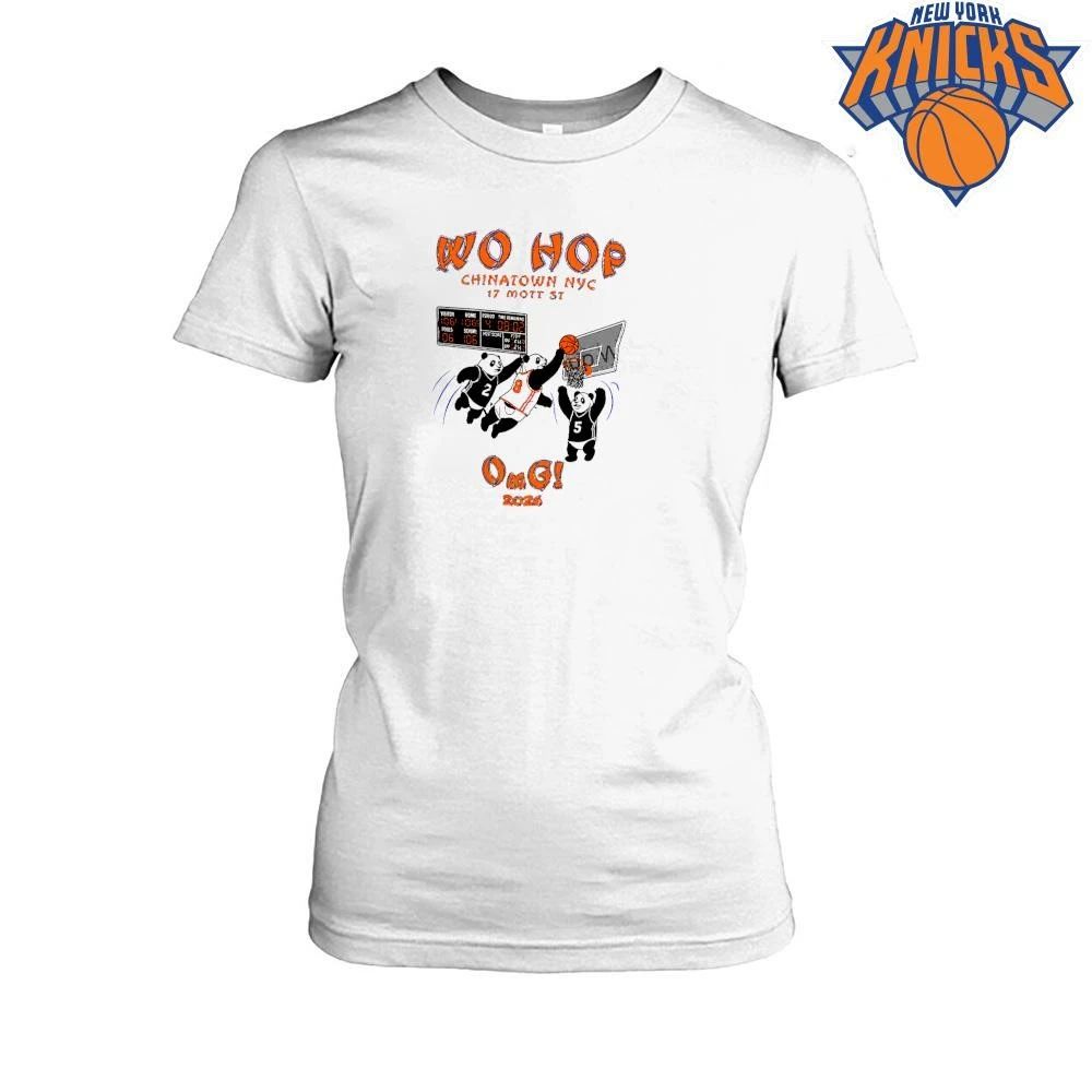 Wo Hop Chinatown NYC 17 Mott St Panda Basketball Game OMG 2026 Shirt Unisex