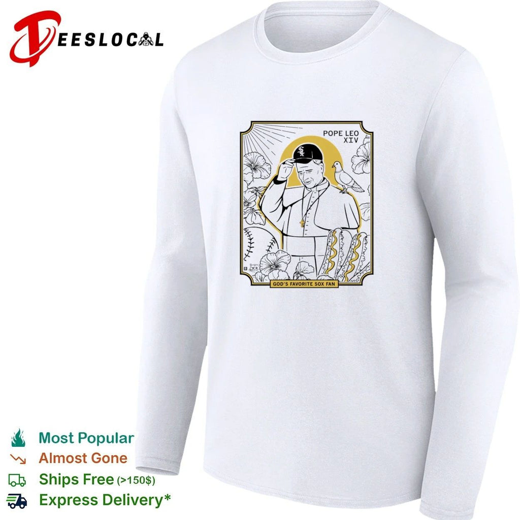 Pope Leo XIV God’s Favorite Sox Fan Baseball Unisex