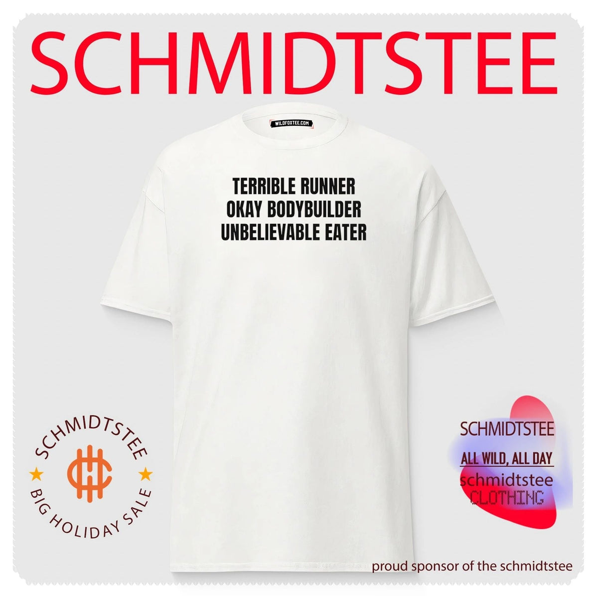 Terrible Runner Okay Bodybuilder Unbelievable Eater shirt Unisex