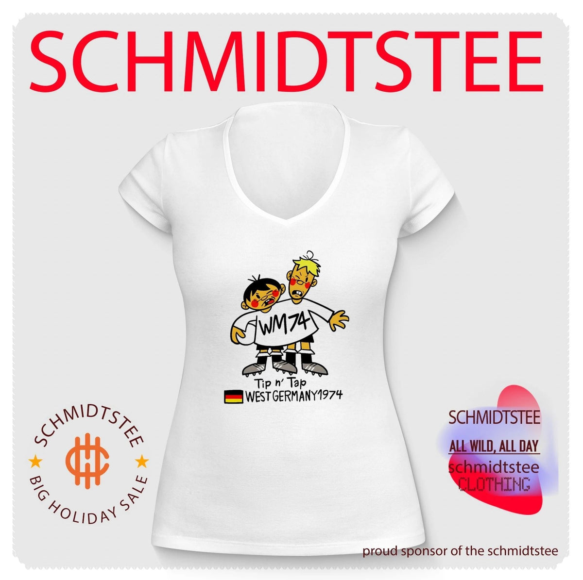Tip n’ Tap West Germany 1974 World Cup Mascot shirt Unisex