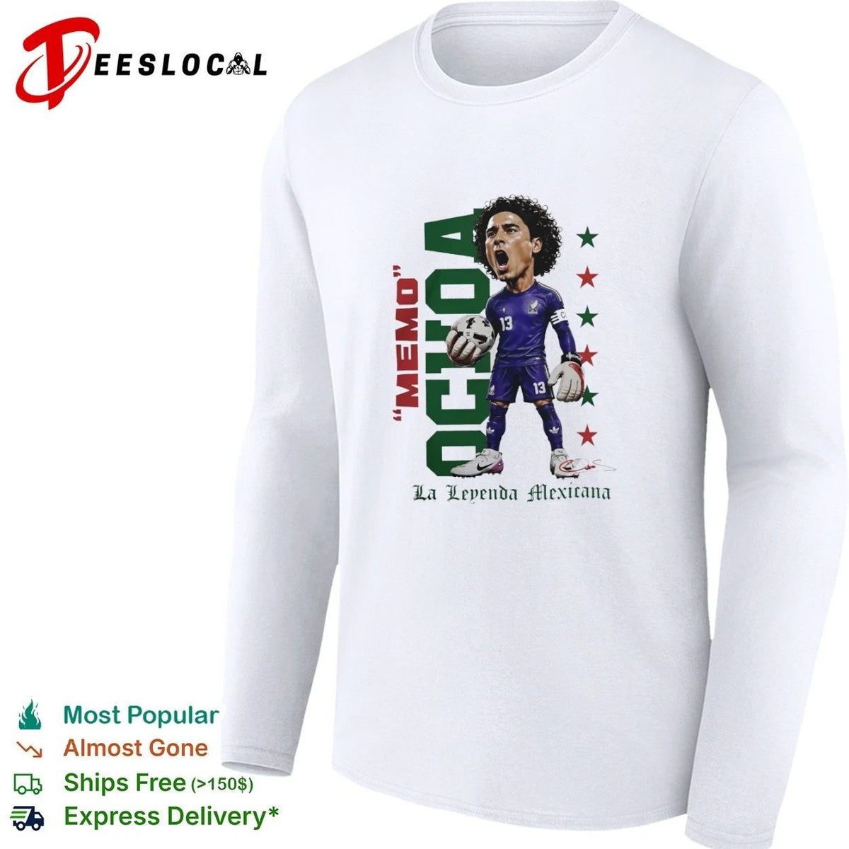 Memo Ochoa Mexico National Team La Leyenda Mexicana Unisex