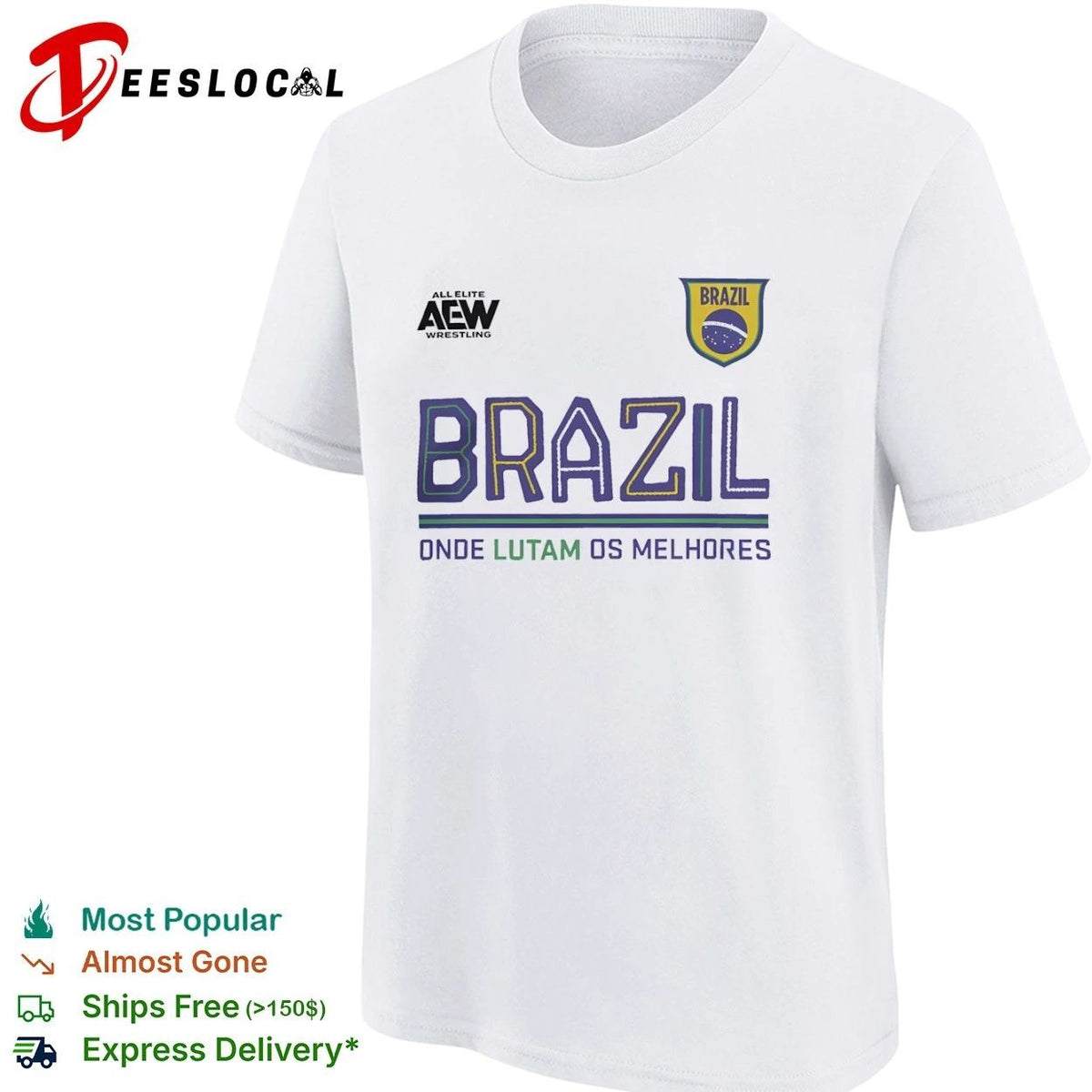 AEW Wrestling Brazil Onde Lutam Os Melhores Unisex