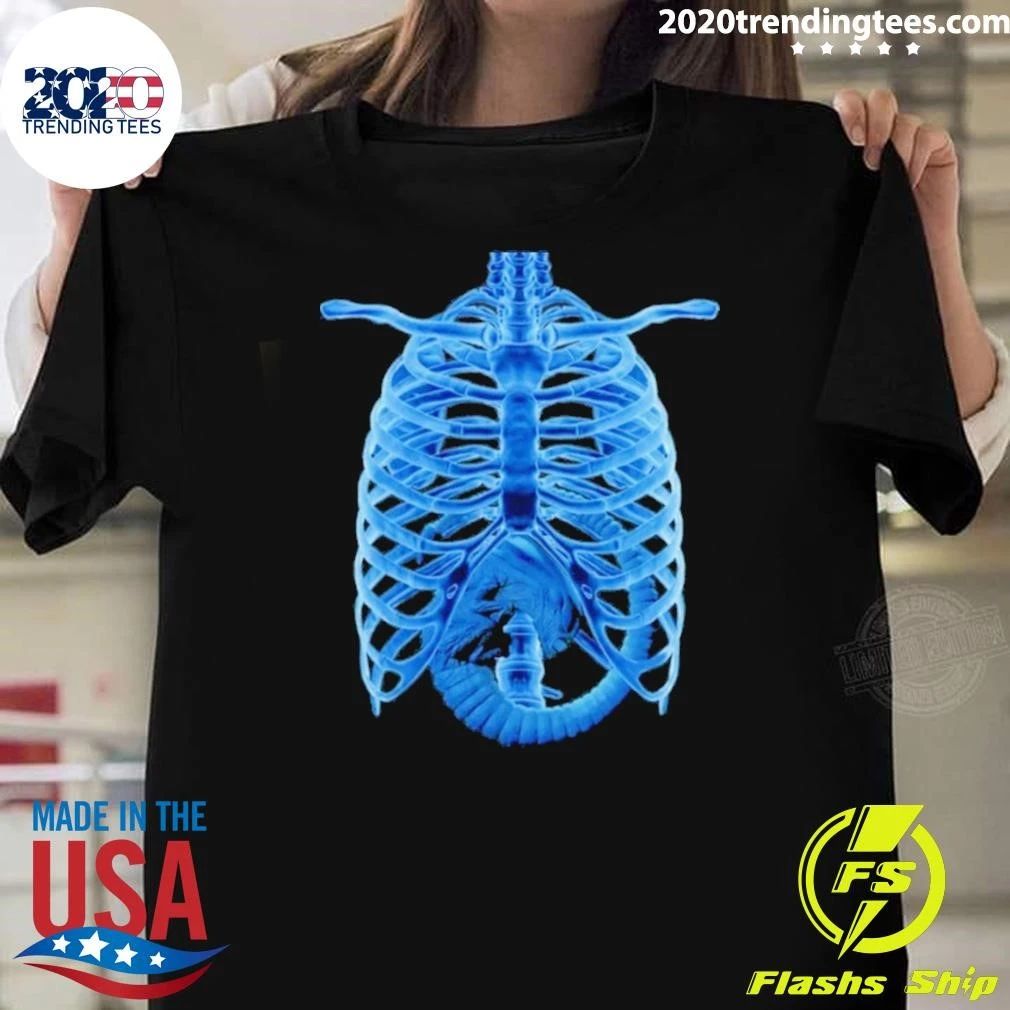 Alien Chestburster Black Shirt