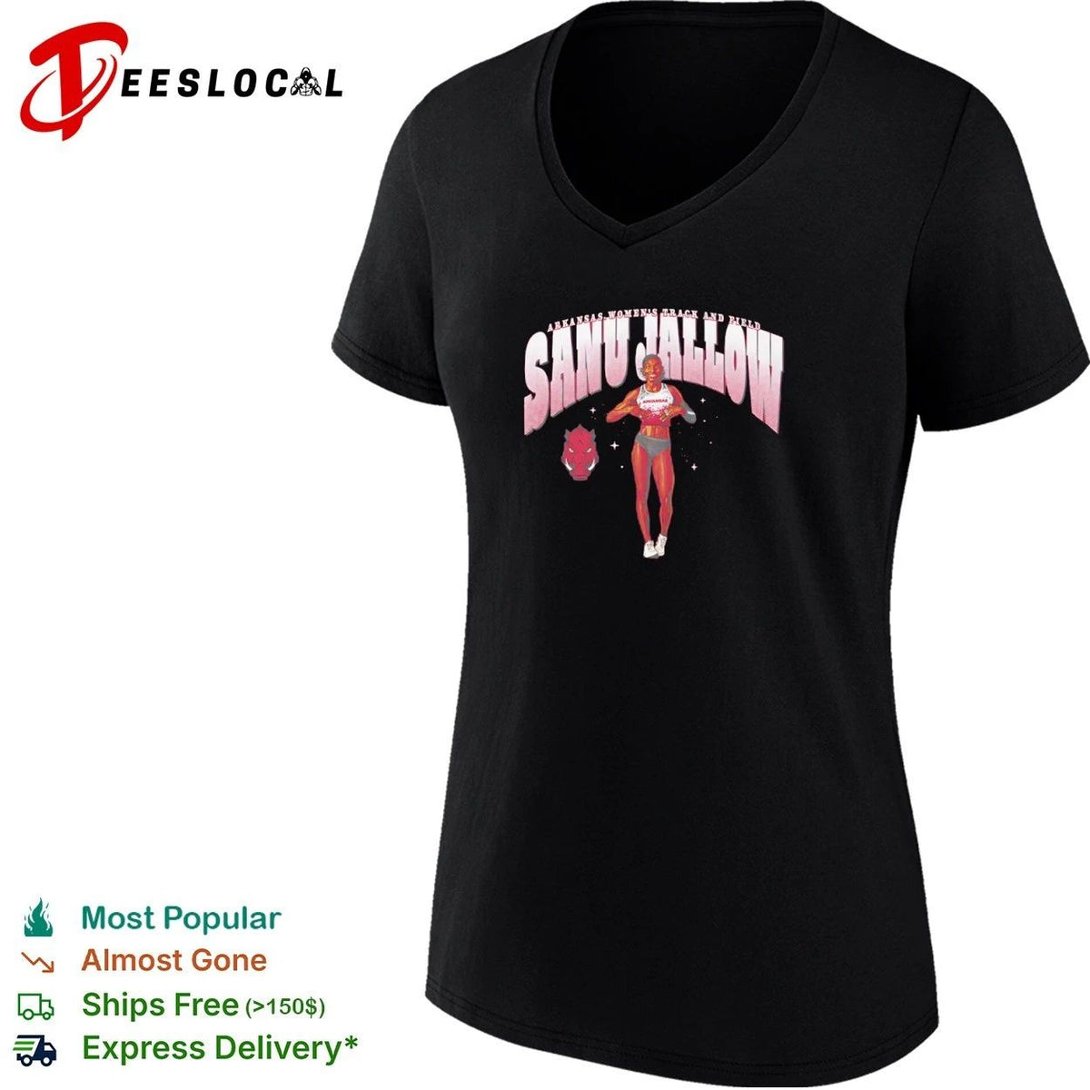 Sanu Jallow Arkansas Women’s Track and Field Unisex