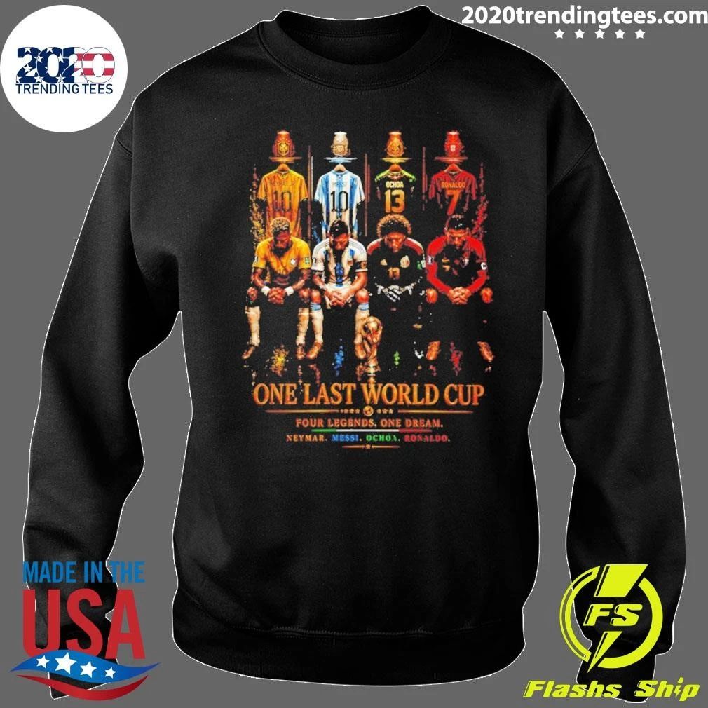 One Last World Cup Soccer Legends Brazil Argentina Mexico Portugal Inspired Shirt