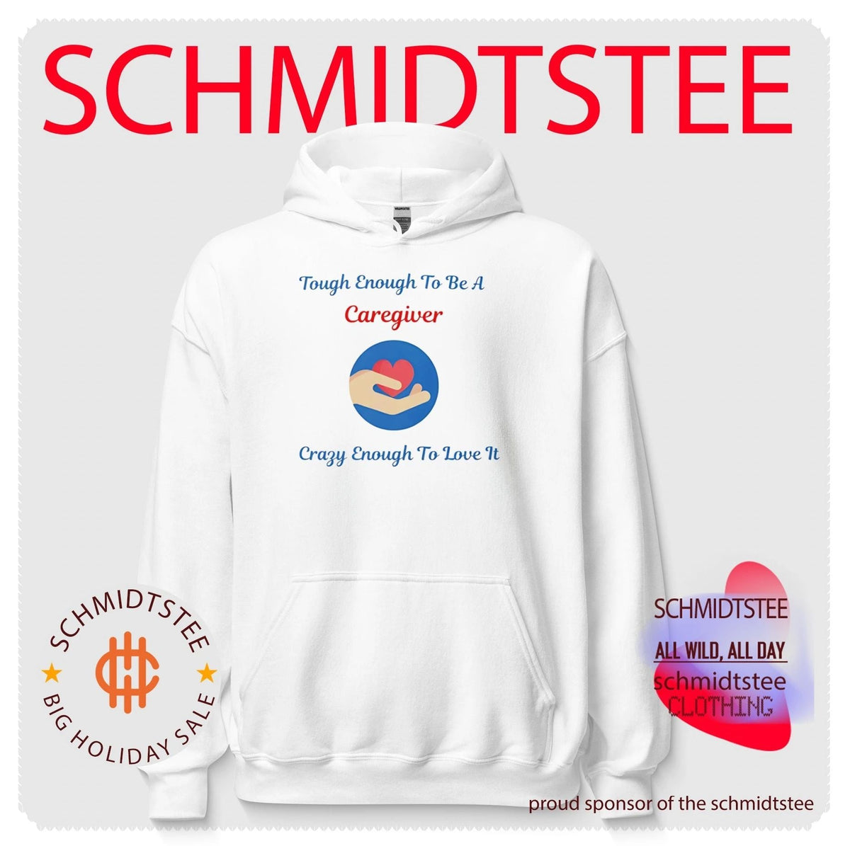 Tough Enough to Be a Caregiver Crazy Enough to Love It Alzheimer’s Awareness shirt Unisex
