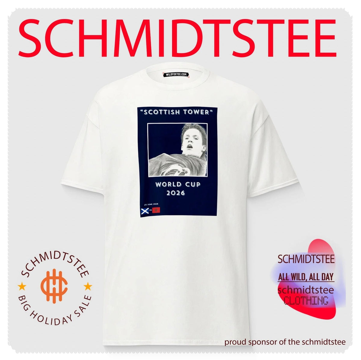 Scottish Tower World Cup 2026 Scotland vs Morocco shirt Unisex