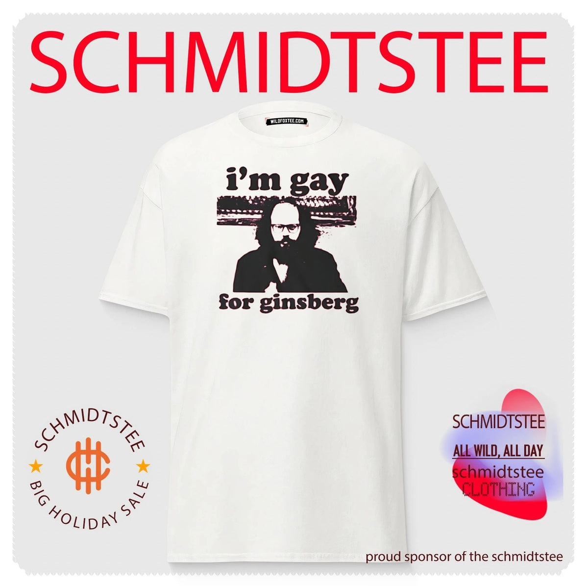 I’m Gay for Allen Ginsberg Beat Generation shirt Unisex