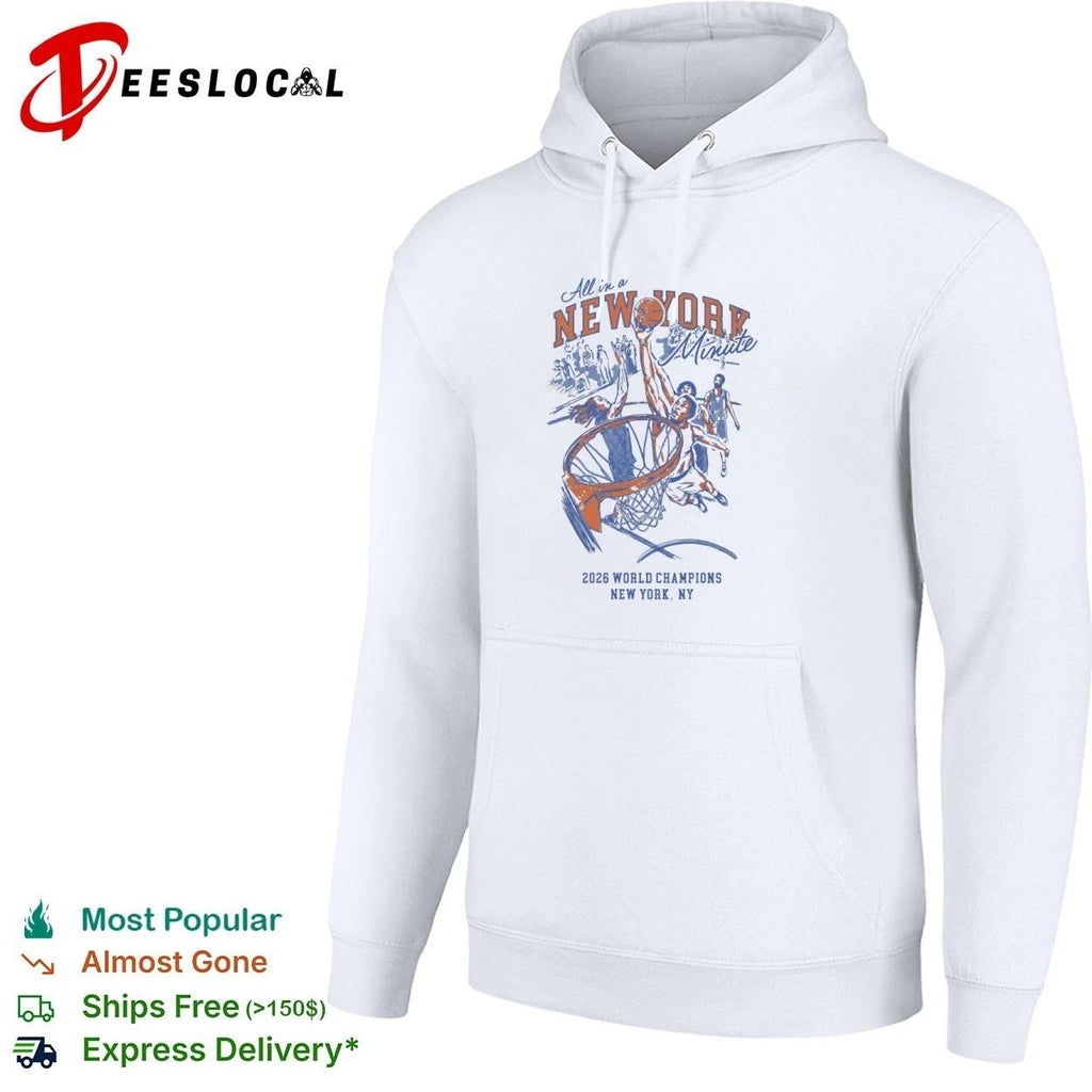 All in a New York Minute 2026 World Champions New York NY Unisex