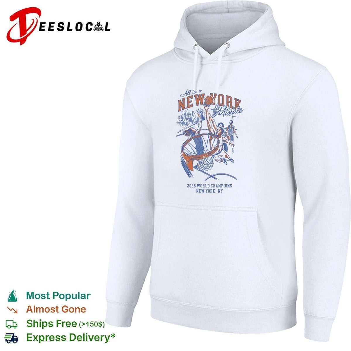 All in a New York Minute 2026 World Champions New York NY Unisex