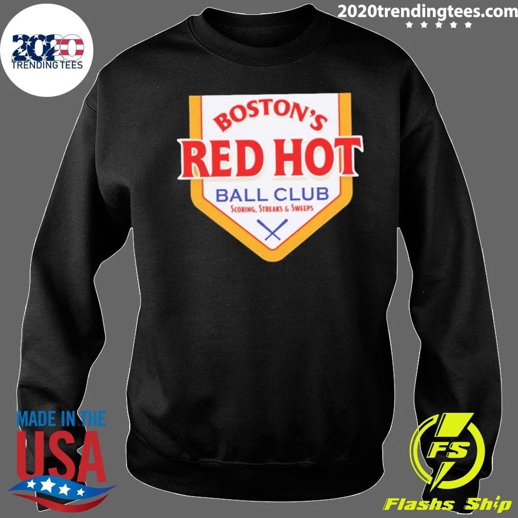 Boston’s Red Hot Baseball Label Shirt