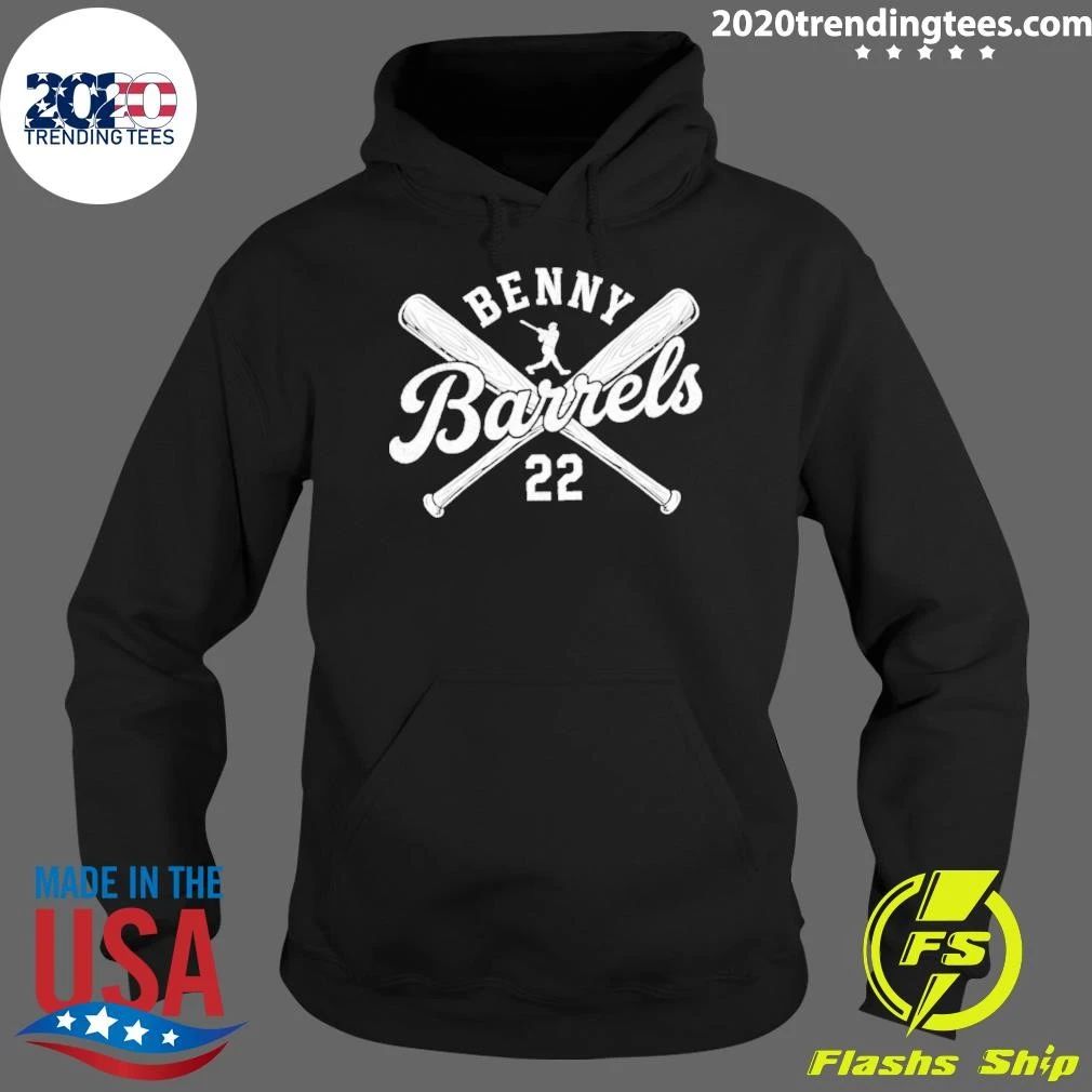 Benny Barrels Ben Rice 22 New York Yankees Baseball Bat Shirt