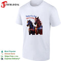 United in Love Free in Spirit Horses patriotic Unisex