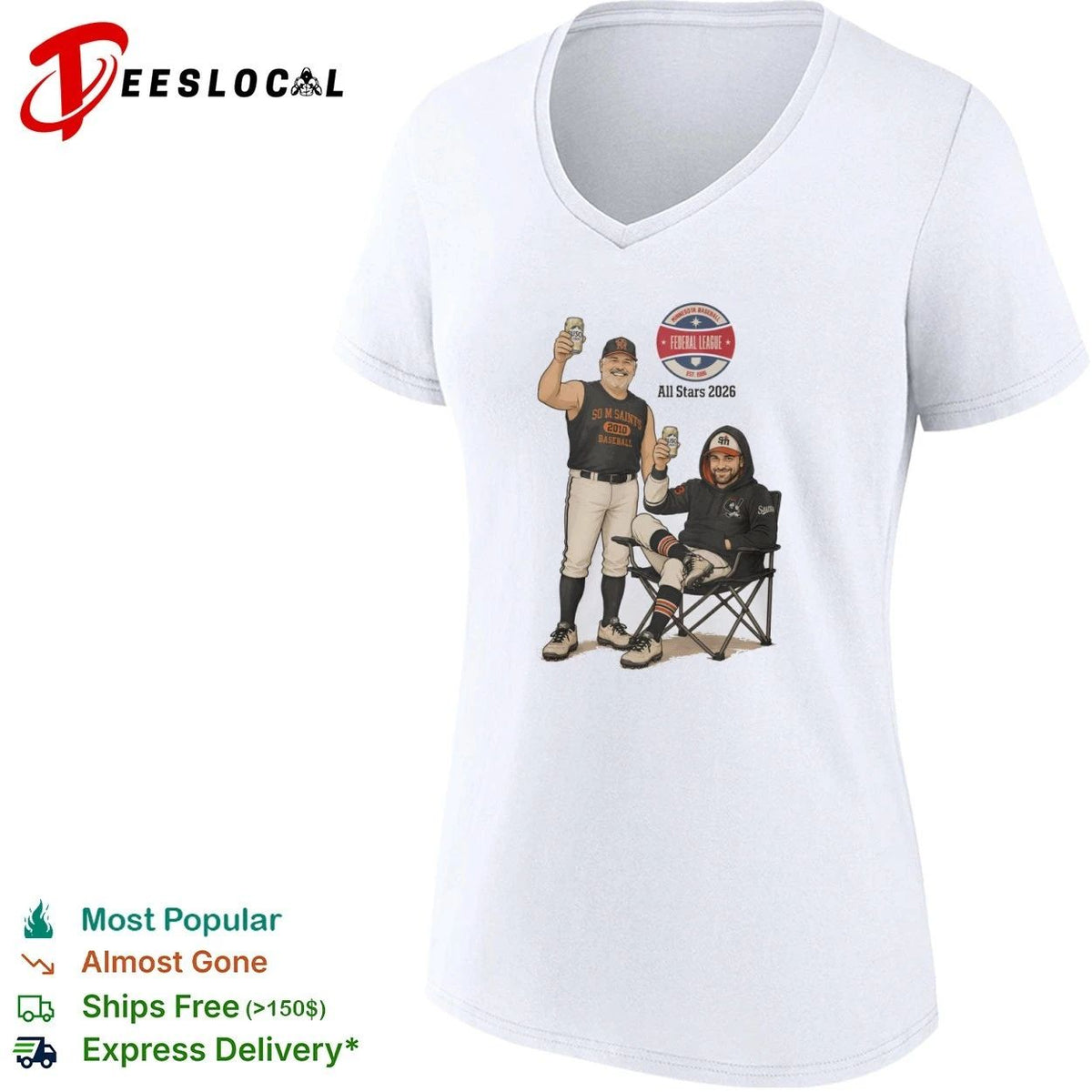 So M Saints 2010 Baseball Minnesota Baseball Federal League All Stars 2026 Unisex