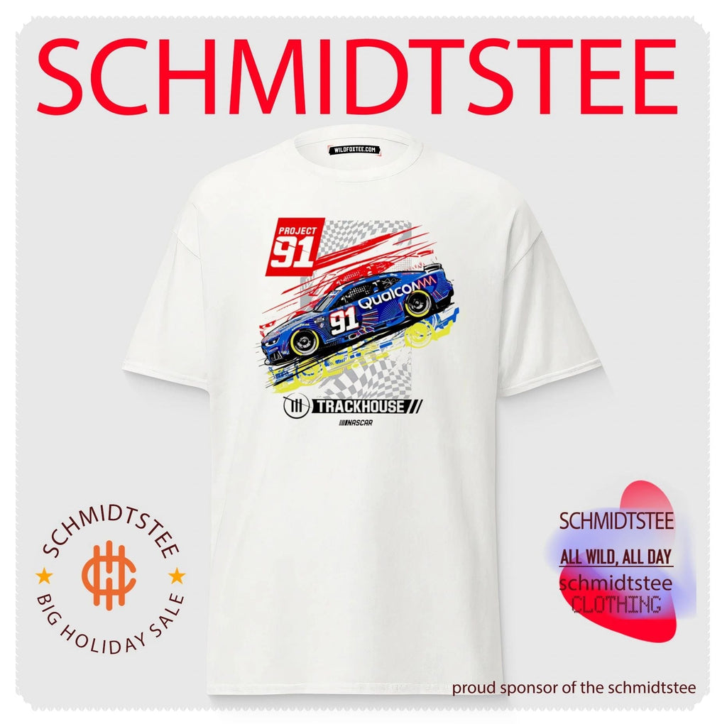 Kevin Magnussen Project 91 Trackhouse Racing Qualcomm NASCAR shirt Unisex
