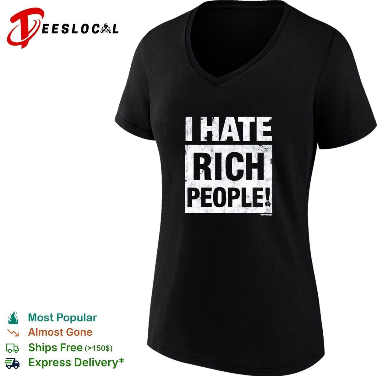 I Hate Rich People Tekken 8 Video Game Unisex