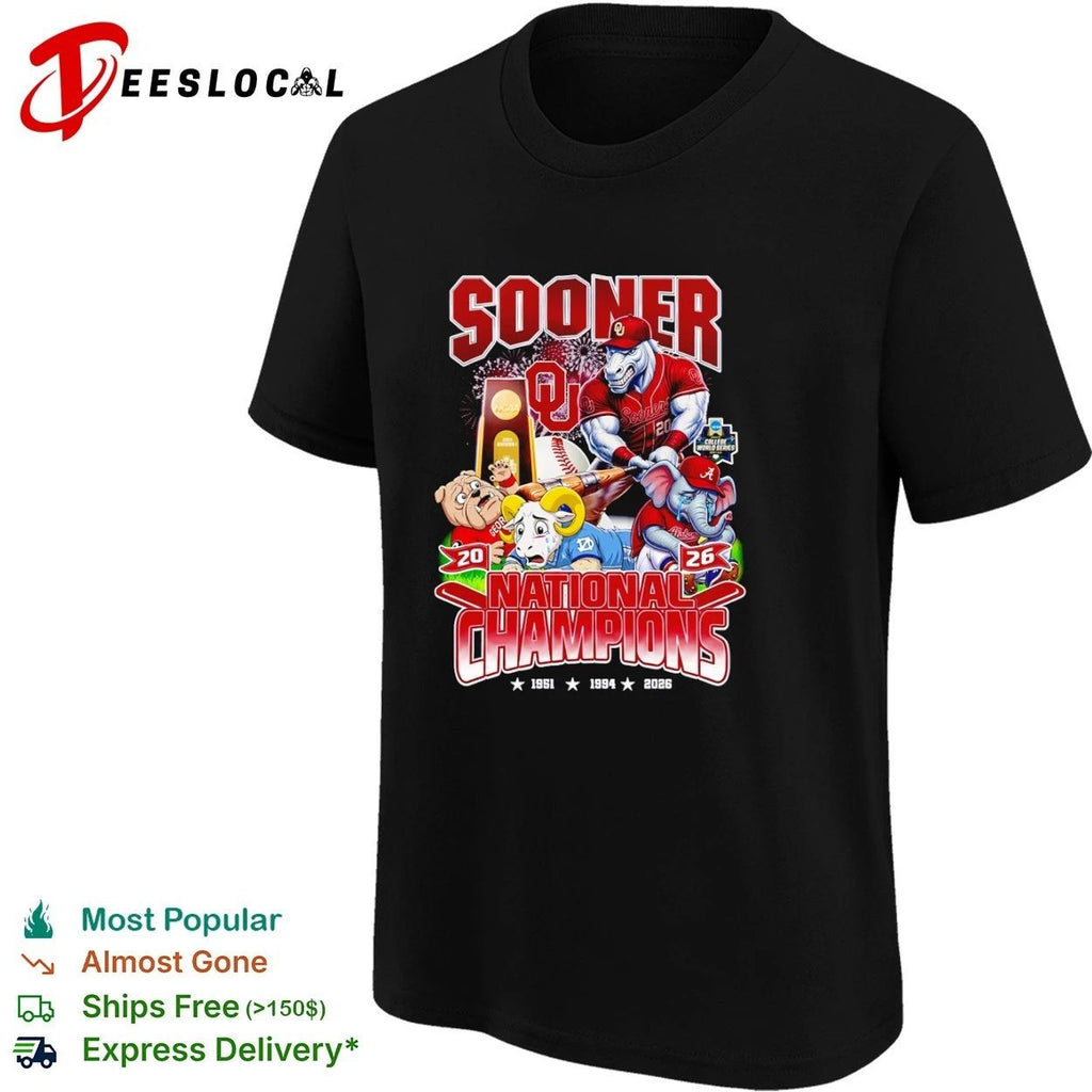 Sooner National Champions 1951 1994 2026 Unisex